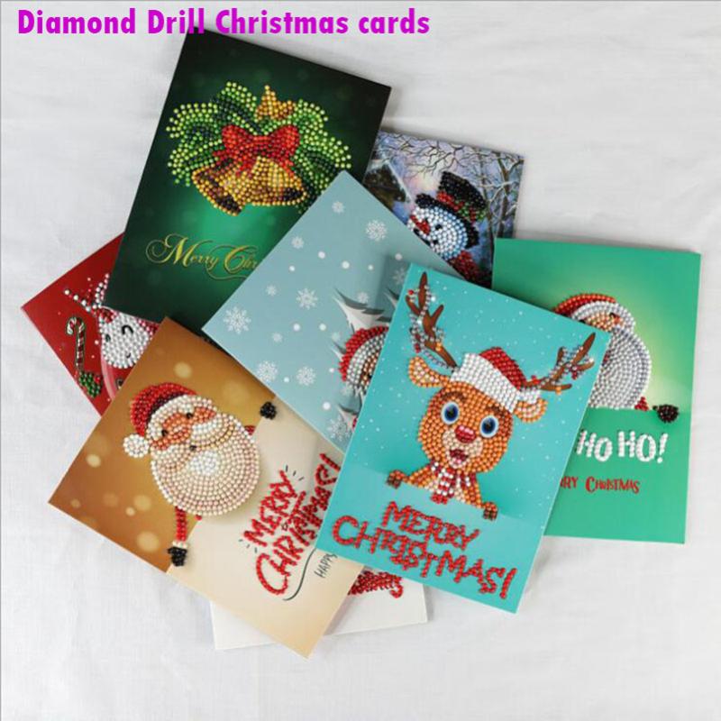 Good 5D Diy Diamond Stone Drill Christmas Greeting Card Between Friends New Year Greetings Cards Classmate Good Wish Gifts 1pcs
Good 5D Diy Diamond Stone Drill Christmas Greeting Card Between Friends New Year Greetings Cards Classmate Good Wish Gifts 1pcs