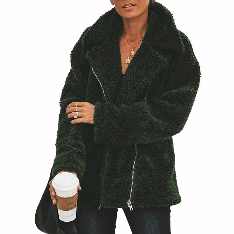2020New Hot Female Fashion Coat Pocket Lapel Women clothing Winter Keep Warm Medium Pattern Zipper Loose Street Style Wool Coat, Army green
2020New Hot Female Fashion Coat Pocket Lapel Women clothing Winter Keep Warm Medium Pattern Zipper Loose Street Style Wool Coat, Army green