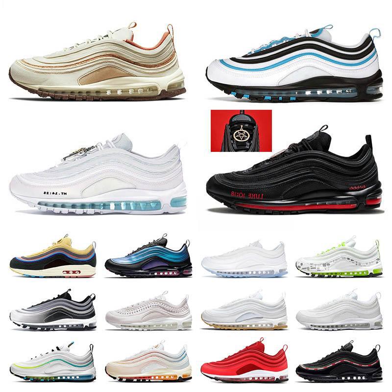 97 Satan Authentic Running Shoes Mens Womens MSCHF x INRI Jesus Sean Wotherspoon 97s All Black UNDEFEATED UNDFTD White Gum Woven Good Sneakers Trainers Outdoor, 26
97 Satan Authentic Running Shoes Mens Womens MSCHF x INRI Jesus Sean Wotherspoon 97s All Black UNDEFEATED UNDFTD White Gum Woven Good Sneakers Trainers Outdoor, 26