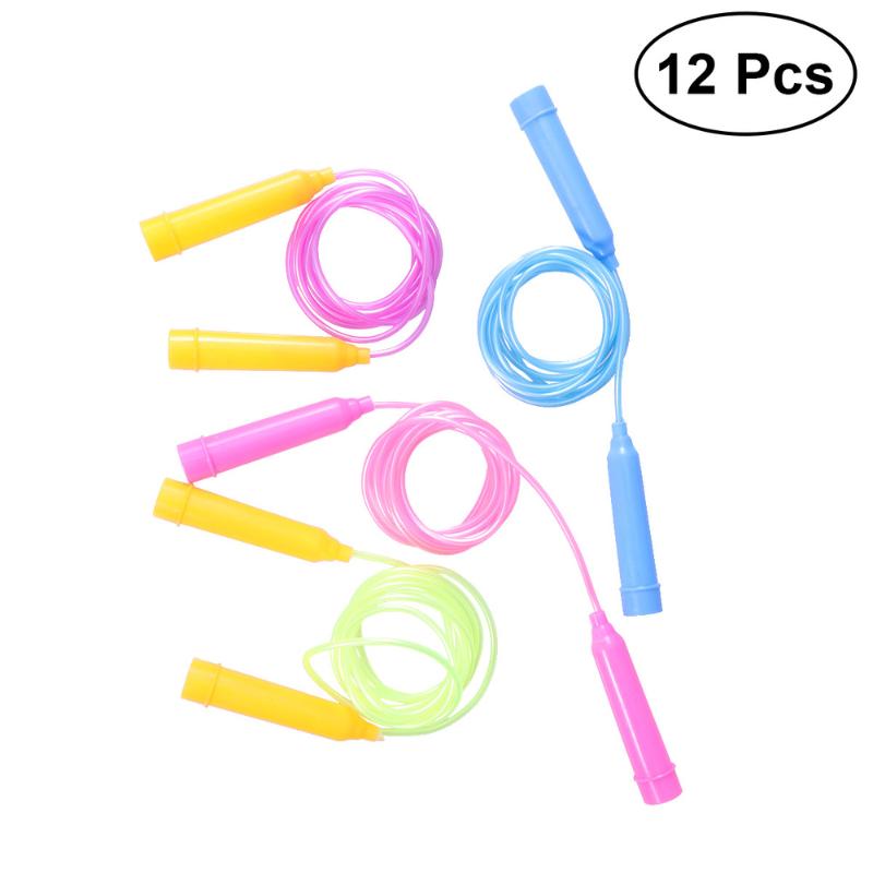 12 PCS Kids PVC Jump Rope Skipping Rope Jumping Exercise Equipment Plastic Handles Sports Jump for Kindergarten Primar
12 PCS Kids PVC Jump Rope Skipping Rope Jumping Exercise Equipment Plastic Handles Sports Jump for Kindergarten Primar