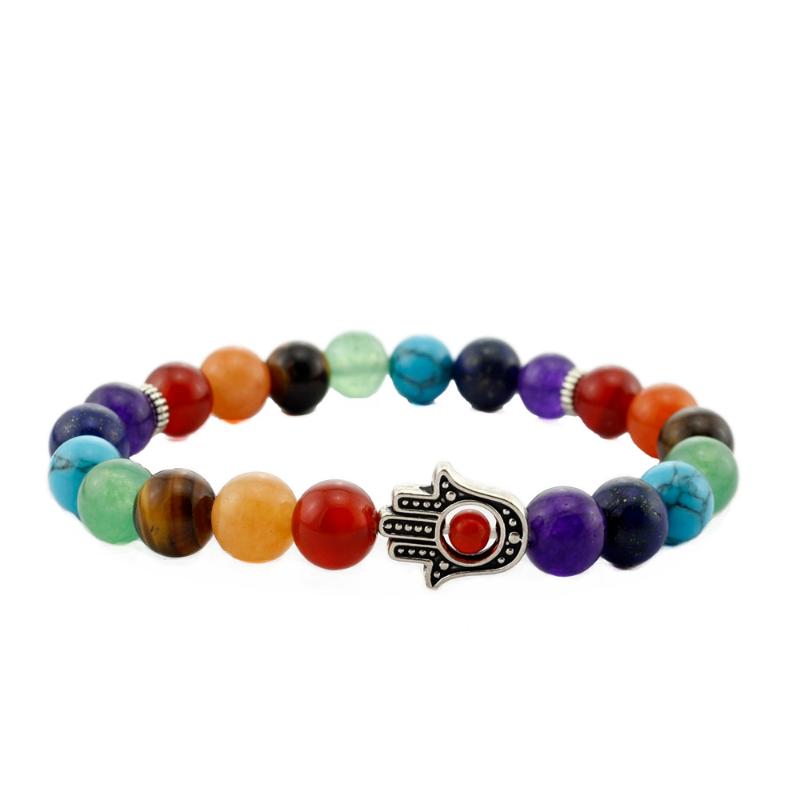 Natural crystal stone fashion fine jewelry Religion chakra Yoga reiki healing Beaded Bracelet seven color female charm bracelet
Natural crystal stone fashion fine jewelry Religion chakra Yoga reiki healing Beaded Bracelet seven color female charm bracelet
