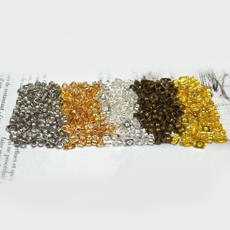 1000pcs/Lot Gold Silver Plated Butterfly Earring Backs Stoppers Earnuts Earring Plugs Alloy Findings DIY Jewelry Accessories Wholesale Price