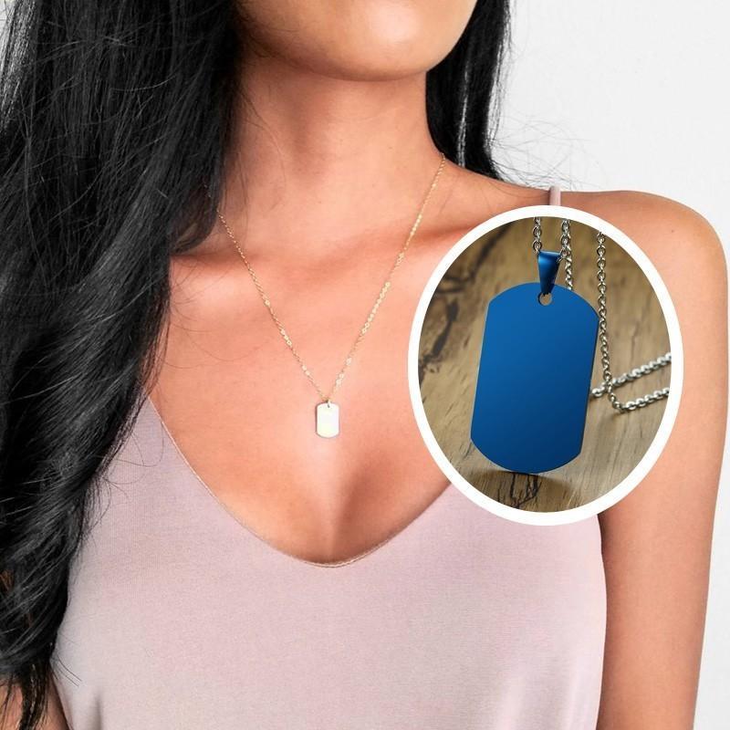 Classic Unisex Dog Tag Necklace Pedant For Men And Women Custom Text Name Army Inspirational Quote Signs Printed1
Classic Unisex Dog Tag Necklace Pedant For Men And Women Custom Text Name Army Inspirational Quote Signs Printed1
