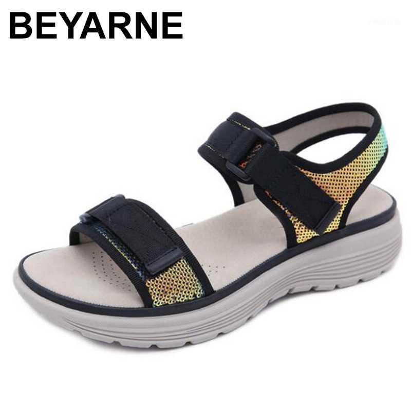 BEYARNEWomen's sports sandals wedge sandals for women summer new women's shoes student fashion glitter sandalia feminino1, Black
BEYARNEWomen's sports sandals wedge sandals for women summer new women's shoes student fashion glitter sandalia feminino1, Black
