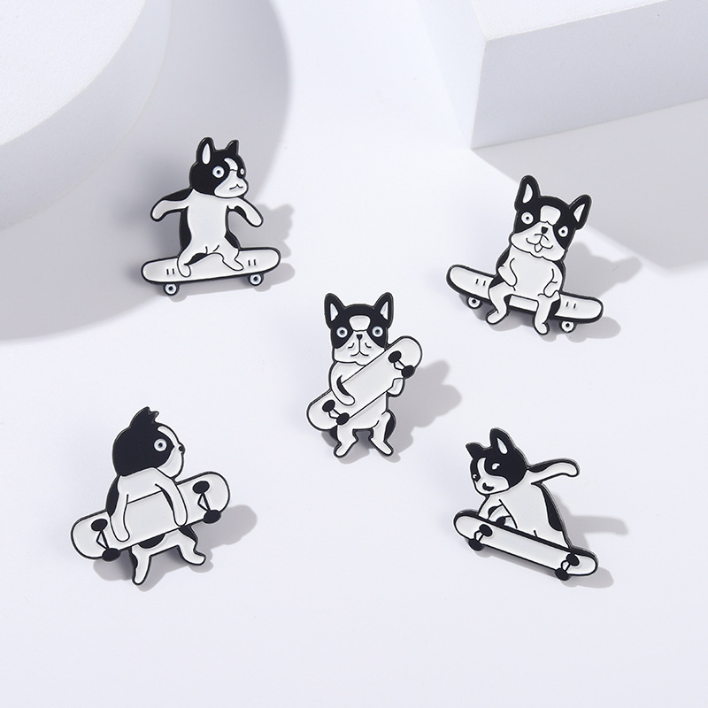 European Cute Play Skateboard Shiba Inu Series Shaped Brooch Pin Women Men Cartoon Animal Playing Skateboarding Clothes Badge Backpack Hat Alloy Lapel Brooch
European Cute Play Skateboard Shiba Inu Series Shaped Brooch Pin Women Men Cartoon Animal Playing Skateboarding Clothes Badge Backpack Hat Alloy Lapel Brooch