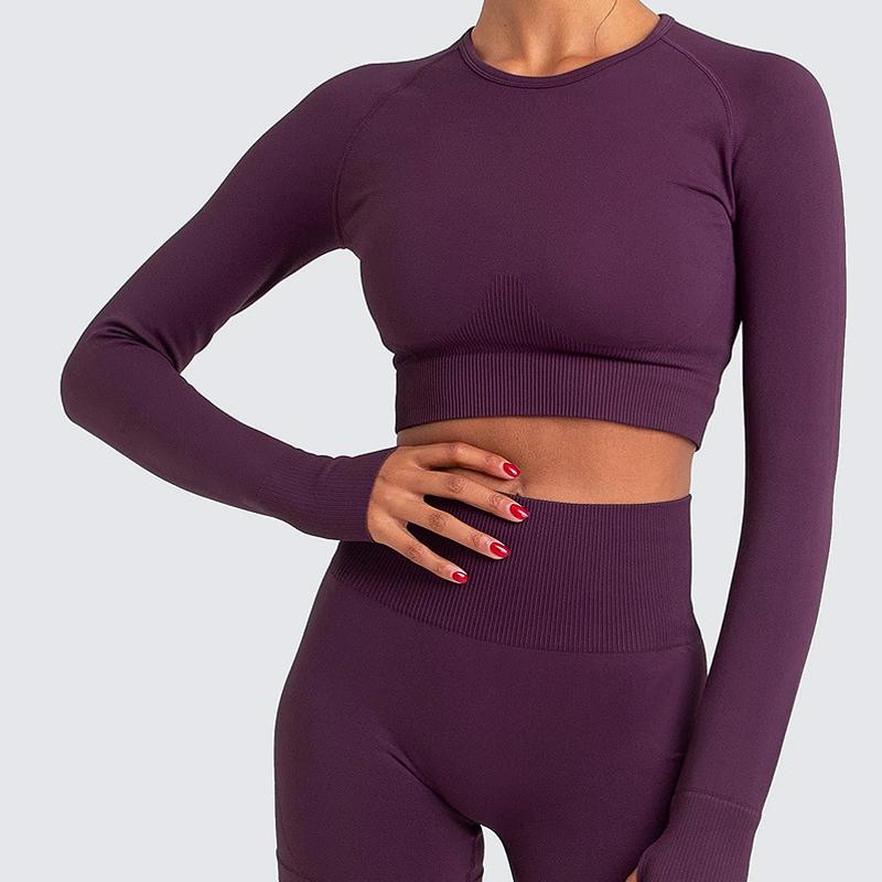 Women' Seamless Long Sleeve Yoga Top Fitness Shirts Solid T-shirts Running Gym Shirts Breathable Quick Dry Top Feamle 2021 New, Black
Women' Seamless Long Sleeve Yoga Top Fitness Shirts Solid T-shirts Running Gym Shirts Breathable Quick Dry Top Feamle 2021 New, Black
