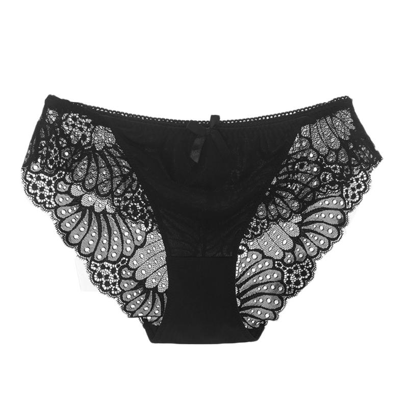 Ladies Underwear Woman Panties Sexy Lace Plus Size Panty Transparent Low-Rise Cotton Briefs Intimates New Hot Sale, White
Ladies Underwear Woman Panties Sexy Lace Plus Size Panty Transparent Low-Rise Cotton Briefs Intimates New Hot Sale, White