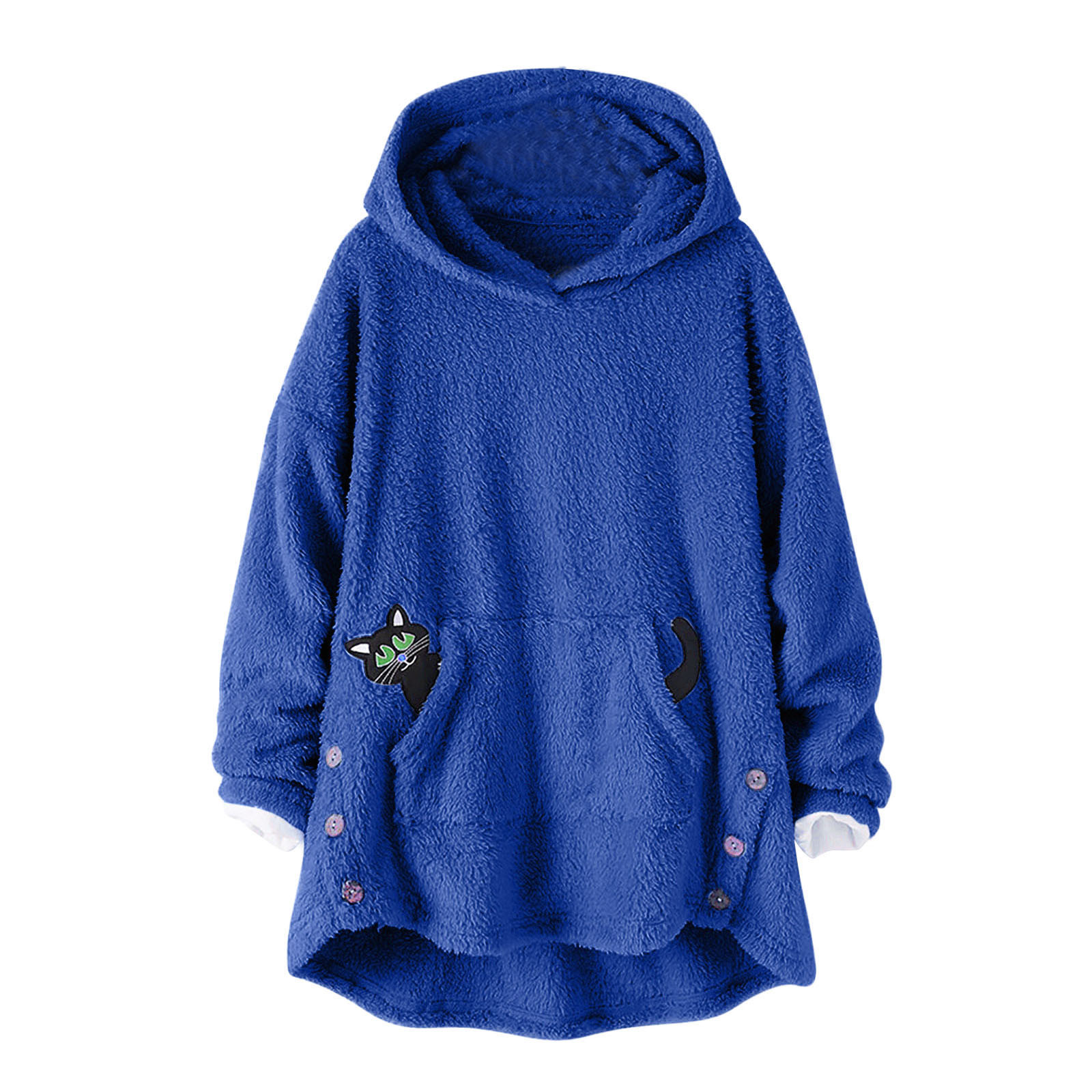 Hoodies For Teen Girls Women Tops 2020 Button Hooded Pullover Loose Sweater Plus Size Thicken Plush Blouse, Army green
Hoodies For Teen Girls Women Tops 2020 Button Hooded Pullover Loose Sweater Plus Size Thicken Plush Blouse, Army green