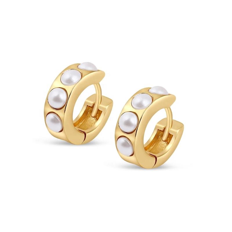 LOZRUNVE Jewellery 18K 14K Gold Plated Fashion Natural Pearl Huggie Hoop Earring 925 Sterling Silver
LOZRUNVE Jewellery 18K 14K Gold Plated Fashion Natural Pearl Huggie Hoop Earring 925 Sterling Silver