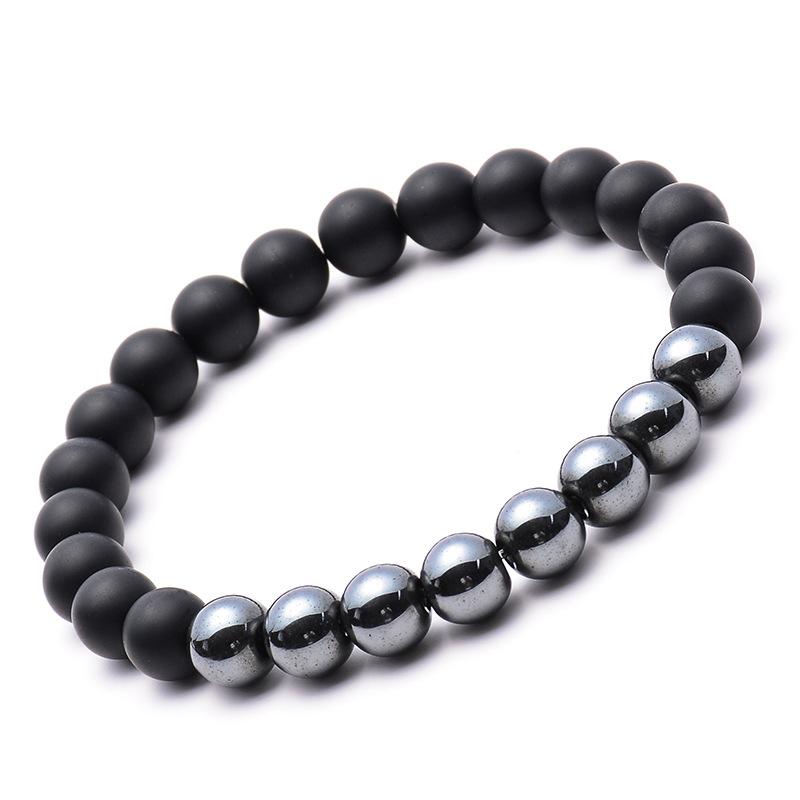 8mm healing round natural black matte onyx hematite combination beaded bracelet for unisex male female charm daily jewelry
8mm healing round natural black matte onyx hematite combination beaded bracelet for unisex male female charm daily jewelry