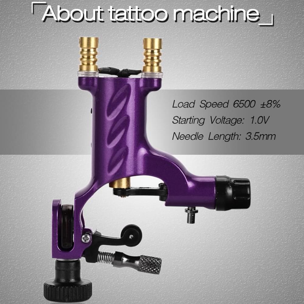 Tattoo Guns Kits Purple Professional Kit Machines Price Cinta Grip Tatuaje Maquina De Tatuagem Completa Clip Cord