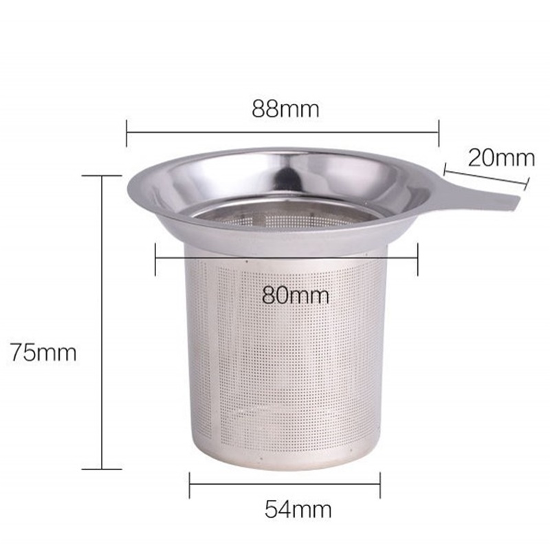 Stainless Steel Mesh Tea Infuser Good Grade Reusable Tea Strainer Loose Tea Leaf Filter Metal Teas Strainers Herbal Spice Filter 6 L2
Stainless Steel Mesh Tea Infuser Good Grade Reusable Tea Strainer Loose Tea Leaf Filter Metal Teas Strainers Herbal Spice Filter 6 L2