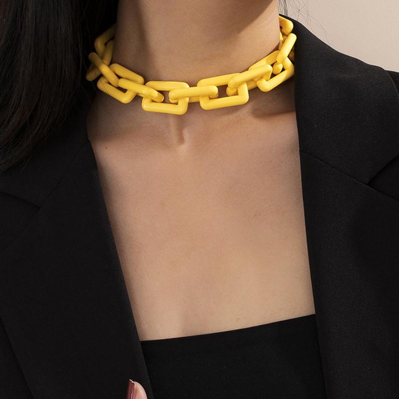 2021 Fashion Punk Hip Hop Geometric Acrylic Choker For Women Colorful High Quality Resin Collar Necklace Party Gift
2021 Fashion Punk Hip Hop Geometric Acrylic Choker For Women Colorful High Quality Resin Collar Necklace Party Gift
