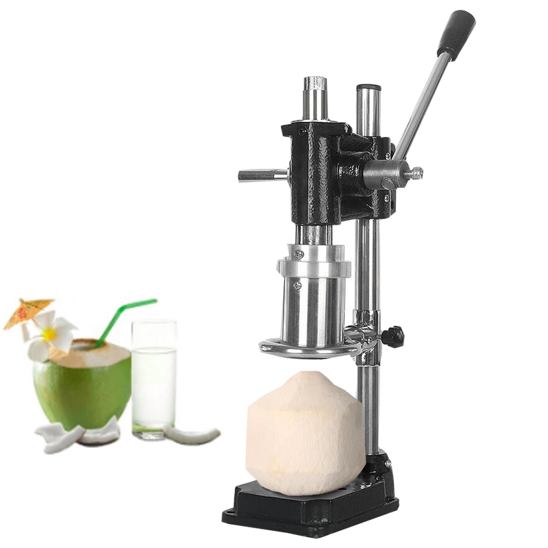factory direct sHand press coconut opening machineopenercoconut lid opening machine hole opener green coconut punching machine