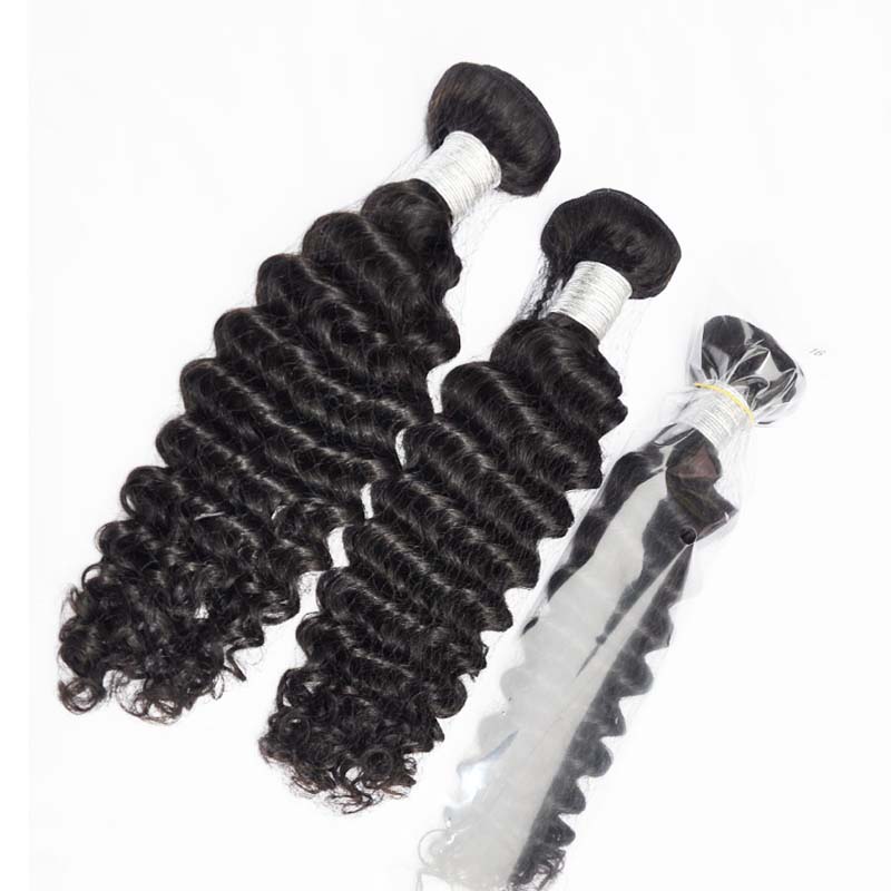 Super Quality 12-28inches 300Gr Deep Wave Human Hair Weaves Full Head Brazilian Hair Natural Color 1B# 50gr piece & 6 pieces Lot
Super Quality 12-28inches 300Gr Deep Wave Human Hair Weaves Full Head Brazilian Hair Natural Color 1B# 50gr piece & 6 pieces Lot