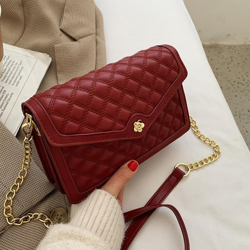 Lattice Square Crossbody bag 2021 Fashion New High quality PU Leather Women's Designer Handbag Lock Chain Shoulder Messenger Bag, Black
Lattice Square Crossbody bag 2021 Fashion New High quality PU Leather Women's Designer Handbag Lock Chain Shoulder Messenger Bag, Black