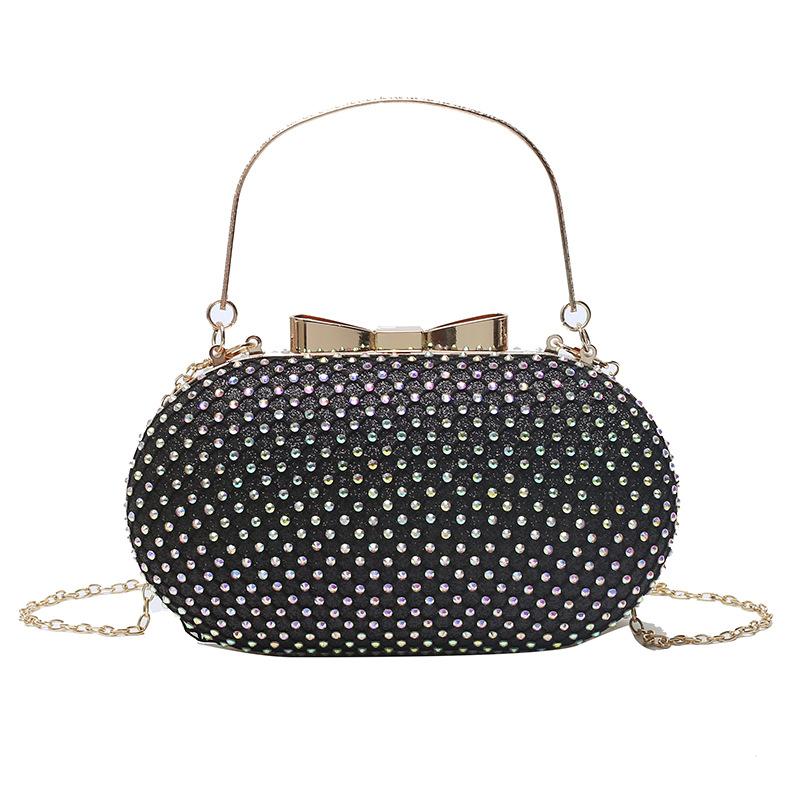 2021 New Luxury Evening Bag For Women Designers Diamond Chains Female Banquet Handbags Small Crossbody Bags For Women, Black
2021 New Luxury Evening Bag For Women Designers Diamond Chains Female Banquet Handbags Small Crossbody Bags For Women, Black