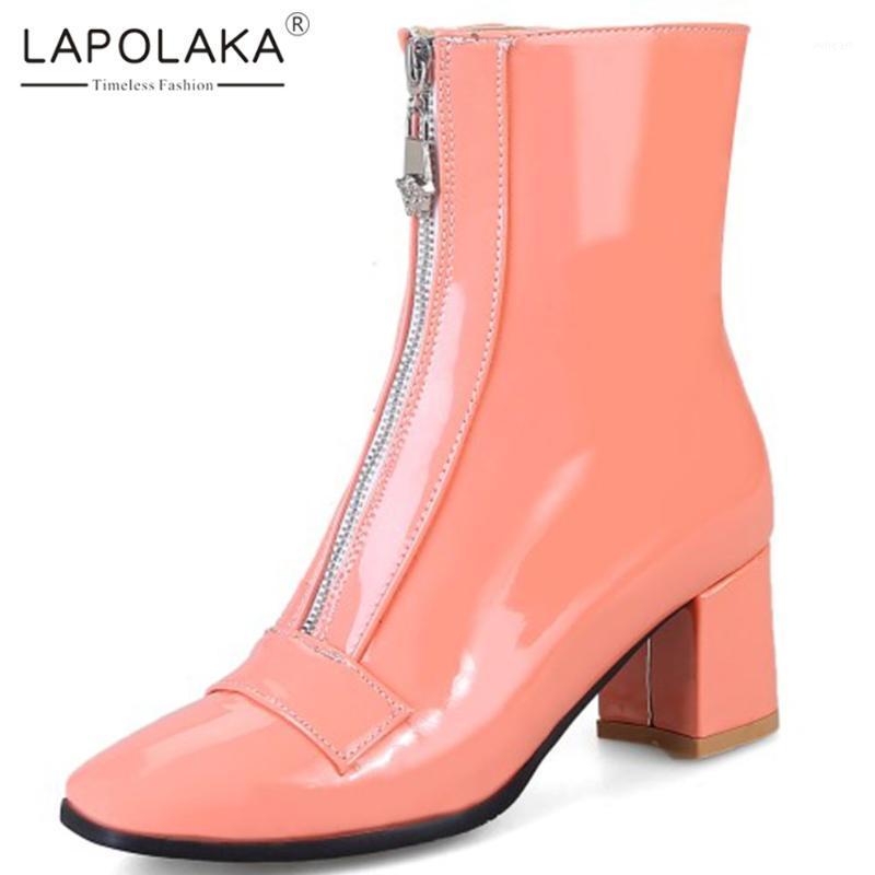 Lapolaka 2020 New Arrivals Large Size 47 Fleeces Women Boots Square Heel Zip Metal Decoration Boots Winter Women Shoes1, Black
Lapolaka 2020 New Arrivals Large Size 47 Fleeces Women Boots Square Heel Zip Metal Decoration Boots Winter Women Shoes1, Black