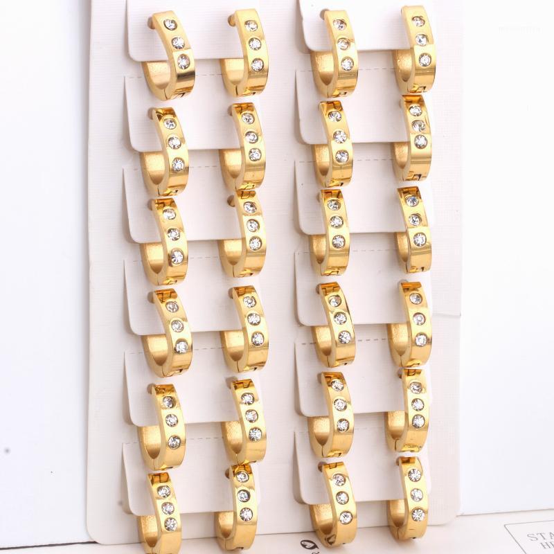 LUXUKISSKIDS 12pcs/lot Gold Steel 316L Stainless Steel Zircon Korean Jewelry Hoop Earring Set For Women-3009011
LUXUKISSKIDS 12pcs/lot Gold Steel 316L Stainless Steel Zircon Korean Jewelry Hoop Earring Set For Women-3009011
