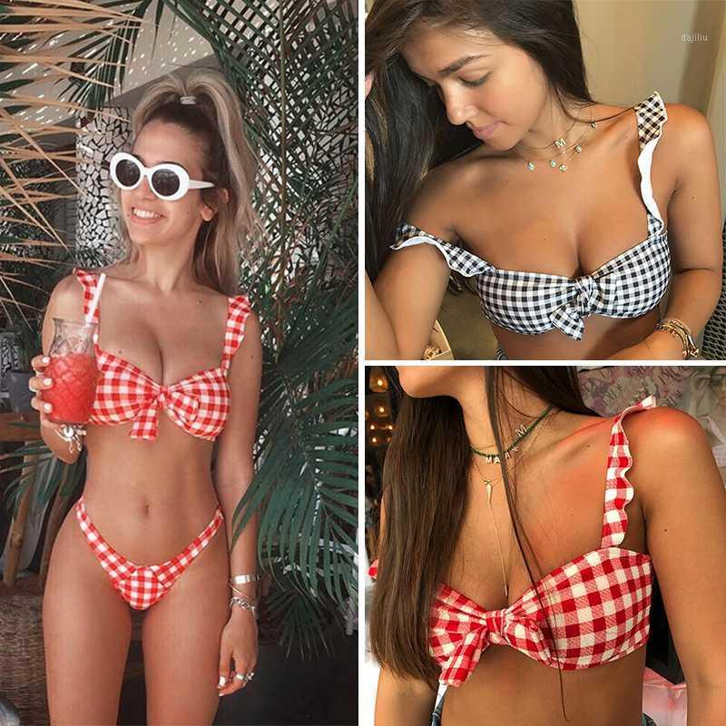 Bow-Knot Plaid Bikinis 2020Brazilian Sexy Bikini Set push up Biquini Swimming Suit Halter Swimwear Women Swimsuit Bathers1
Bow-Knot Plaid Bikinis 2020Brazilian Sexy Bikini Set push up Biquini Swimming Suit Halter Swimwear Women Swimsuit Bathers1