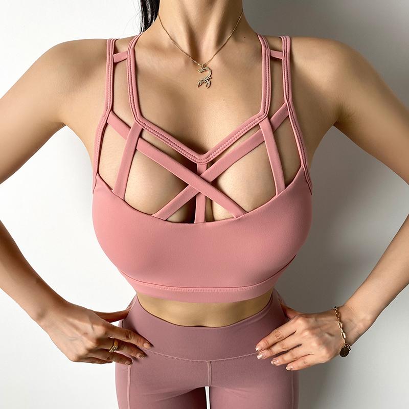 Women sexy Sports Bras For Fitness Yoga Running Jogging Gym Wear Stretch Padded Sport Top Seamless Athletic -proof Vest, Yellow
Women sexy Sports Bras For Fitness Yoga Running Jogging Gym Wear Stretch Padded Sport Top Seamless Athletic -proof Vest, Yellow