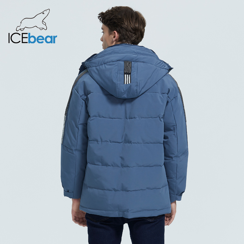 ICEbear winter men's jacket casual men's coat fashionable outdoor men's clothing windproof and warm jackets MWD19959I 201026