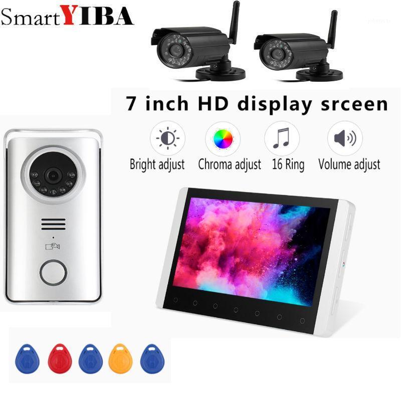 SmartYIBA 720P 7" Wireless Video Doorbell Intercom System with RFID Password +2 pcs Outdoor wireless camera1
SmartYIBA 720P 7" Wireless Video Doorbell Intercom System with RFID Password +2 pcs Outdoor wireless camera1