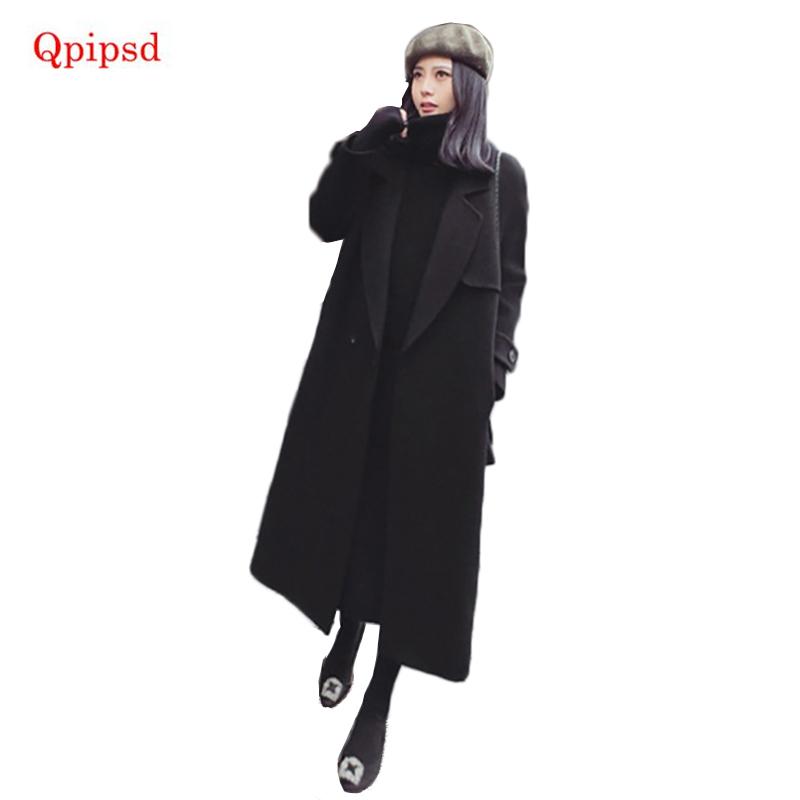 2020 Double-sided Woolen Coats Women Woolen Coat Winter High Quality Womens Long Slim Female Jacket Cashmere Coats, Black
2020 Double-sided Woolen Coats Women Woolen Coat Winter High Quality Womens Long Slim Female Jacket Cashmere Coats, Black