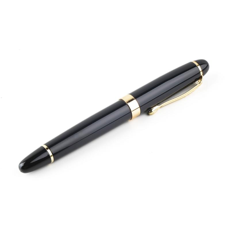 Upscale X450 Black Color Fountain Deep Twist Carven Medium Nib Gold Trim Fountain Pen Study Office Pens, As pic
Upscale X450 Black Color Fountain Deep Twist Carven Medium Nib Gold Trim Fountain Pen Study Office Pens, As pic