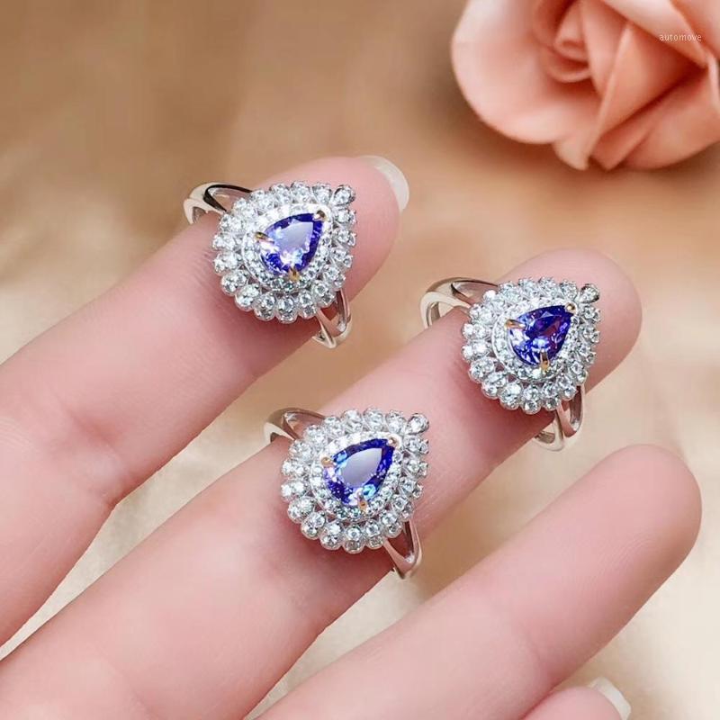 100% Real and Natural Tanzanite Ring Wedding Engagement Rings for Women 925 sterling silver Ring1
100% Real and Natural Tanzanite Ring Wedding Engagement Rings for Women 925 sterling silver Ring1