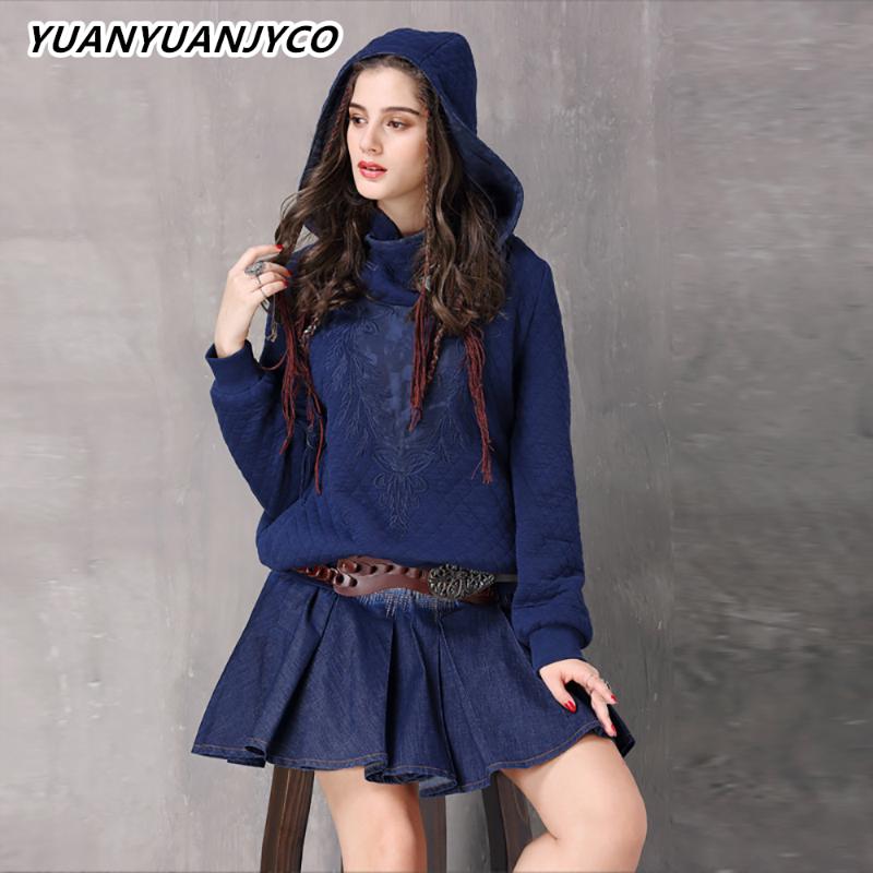 YUANYUANJYCO Autumn Sping Women Regular Length Indie Folk Cotton Hoodies WYMS2 Vintage Elegant Embroidery Floral Clothes, Blue
YUANYUANJYCO Autumn Sping Women Regular Length Indie Folk Cotton Hoodies WYMS2 Vintage Elegant Embroidery Floral Clothes, Blue