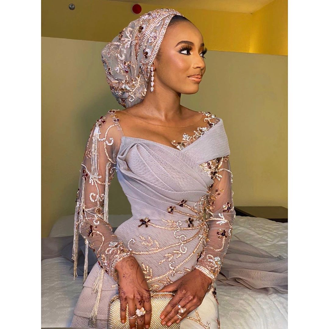 arabic aso ebi grey luxurious sheath evening dresses beaded crystals prom dresses sheer neck formal party second reception gowns zj833