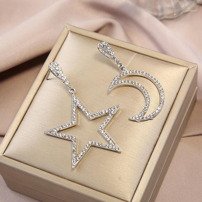 Dangle & Chandelier Fashion Pentagram Moon Pendant Earrings Temperament Asymmetric Korean Personality Wild1
Dangle & Chandelier Fashion Pentagram Moon Pendant Earrings Temperament Asymmetric Korean Personality Wild1