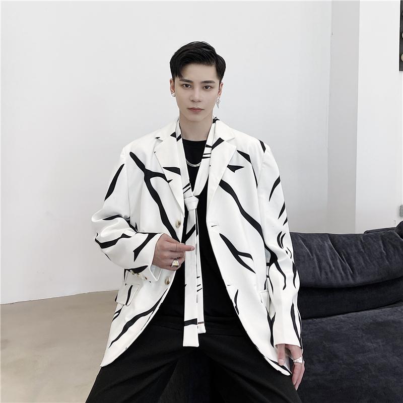 Male Streetwear Vintage Fashion Hip Hop Suit Jacket Outerwear Men Tie Design Loose Casual Suit Blazers Coat, Tf42
Male Streetwear Vintage Fashion Hip Hop Suit Jacket Outerwear Men Tie Design Loose Casual Suit Blazers Coat, Tf42