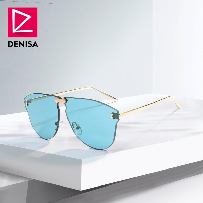Sunglasses DENISA Rimless Aviation Men 2021 Cool One Piece Super Sun Glasses Ladies Driving Shades UV400 Gafas De Sol G22051
Sunglasses DENISA Rimless Aviation Men 2021 Cool One Piece Super Sun Glasses Ladies Driving Shades UV400 Gafas De Sol G22051