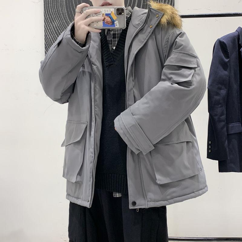 Winter Jacket Men' Parka Warm Fashion Casual Hooded Coat Men Streetwear Wild Loose Korean Short Coat Mens Clothes -3XL, Black
Winter Jacket Men' Parka Warm Fashion Casual Hooded Coat Men Streetwear Wild Loose Korean Short Coat Mens Clothes -3XL, Black