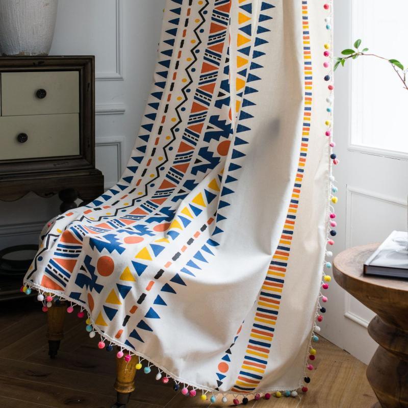 American Style Room Curtain Cotton Linen Curtain Bedroom Living Room Kitchen Curtains Printed Colored Curtains Bohemian1
American Style Room Curtain Cotton Linen Curtain Bedroom Living Room Kitchen Curtains Printed Colored Curtains Bohemian1
