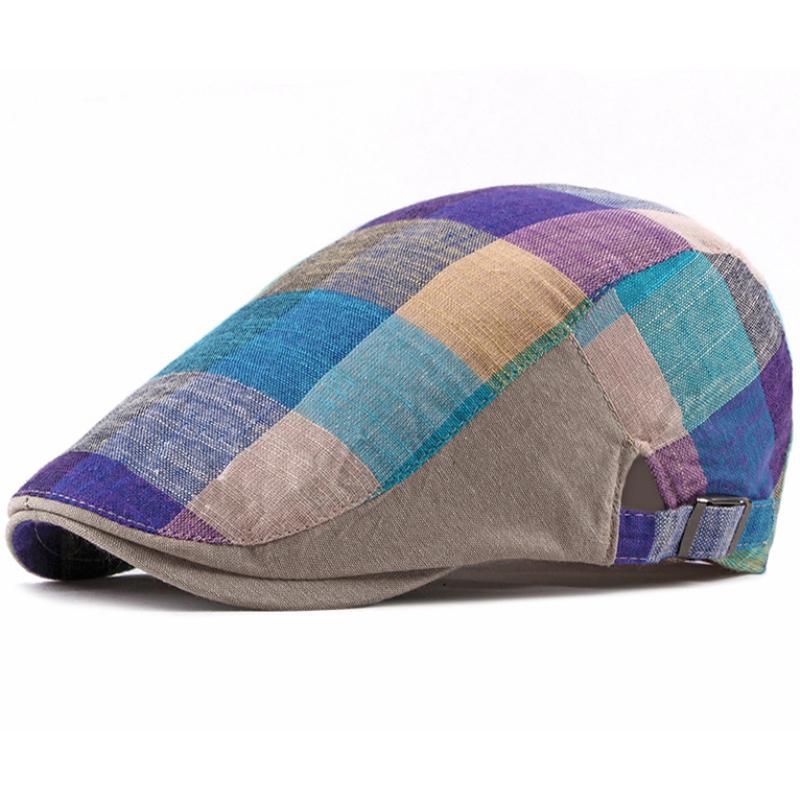 MZ2276 Berets Women Men Vintage Plaid Duckbill Beret Hat Adjustable Ivy Newsboy Flat Cap Spring Summer Sun Hat Casual Beret Cap, Blue
MZ2276 Berets Women Men Vintage Plaid Duckbill Beret Hat Adjustable Ivy Newsboy Flat Cap Spring Summer Sun Hat Casual Beret Cap, Blue