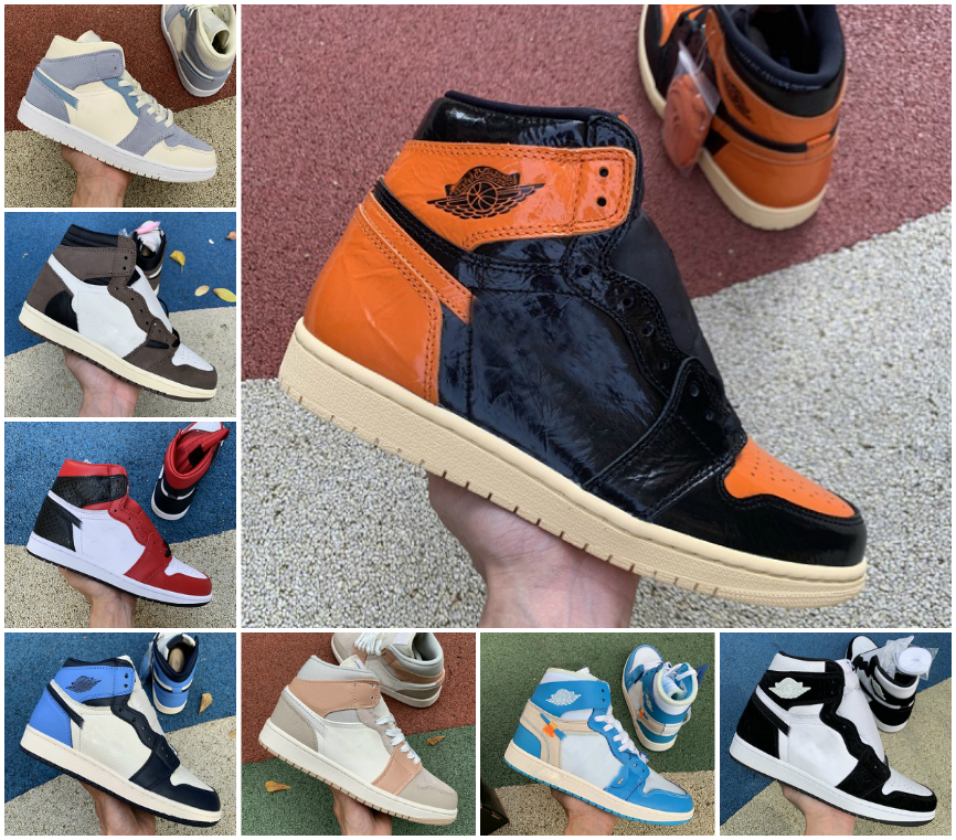 Jumpman High 1 OG GS Men Basketball Shoes Obsidian ASG UNC Crimson Tint Fearless Banned Retroes 1s Shattered Backboard 3.0 Women White Shoes, A-j10022
Jumpman High 1 OG GS Men Basketball Shoes Obsidian ASG UNC Crimson Tint Fearless Banned Retroes 1s Shattered Backboard 3.0 Women White Shoes, A-j10022