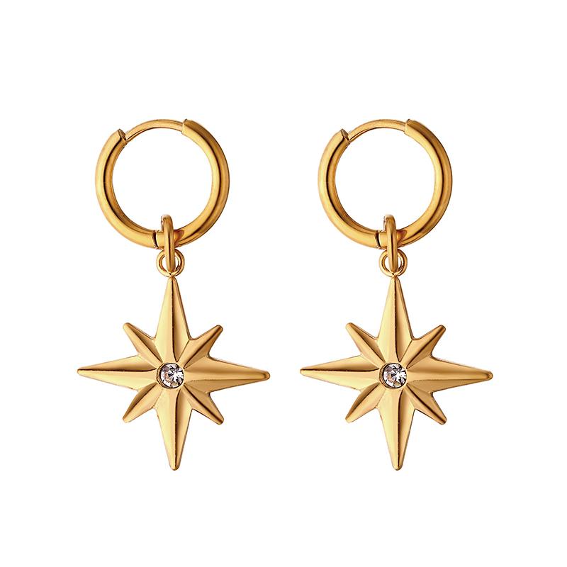 Female Circle Geometry Octagon Star Hoop Earrings Pendant Metal Gold Color Simple Earring For Women Girl Jewelry Gift
Female Circle Geometry Octagon Star Hoop Earrings Pendant Metal Gold Color Simple Earring For Women Girl Jewelry Gift
