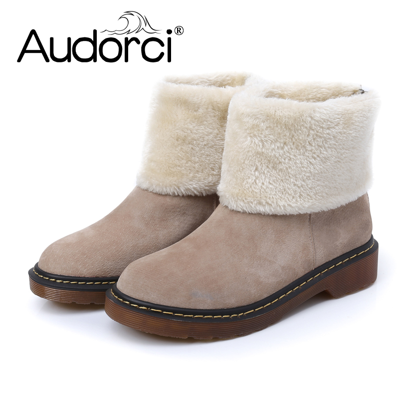 Audorci 2020 Winter Fashion Women Snow Boots Woman Outdoor Warm Boot Female Keep Warm Work Shoes Plus Size 34-43 With Fur, Black with fur
Audorci 2020 Winter Fashion Women Snow Boots Woman Outdoor Warm Boot Female Keep Warm Work Shoes Plus Size 34-43 With Fur, Black with fur