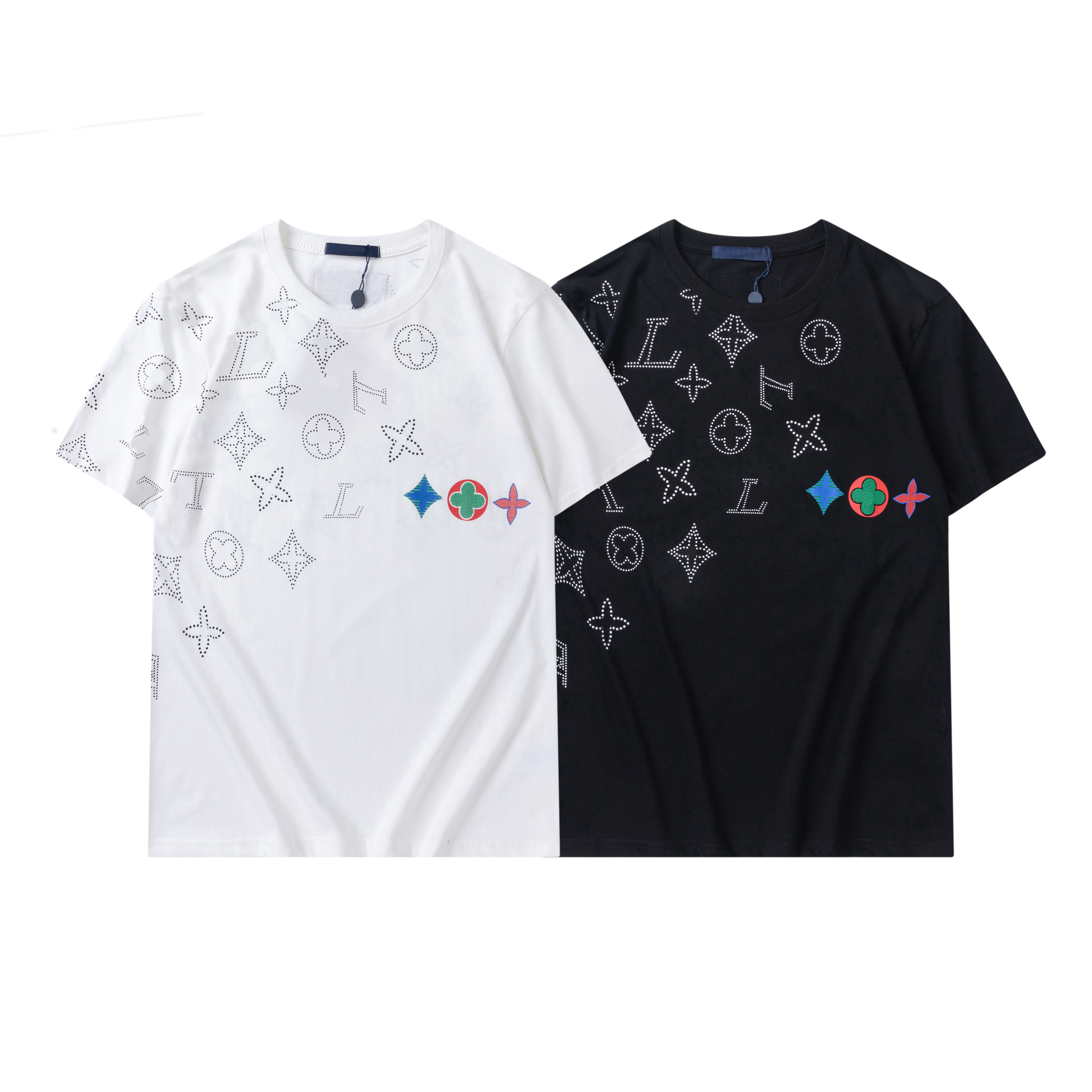 1Luxury Designer Men's T-shirts Dress Shirt Summer Men's and Women's with monogrammed Casual Top quality fashion Streetwear multiple colors 100% cotton S-2XL#07, White
1Luxury Designer Men's T-shirts Dress Shirt Summer Men's and Women's with monogrammed Casual Top quality fashion Streetwear multiple colors 100% cotton S-2XL#07, White