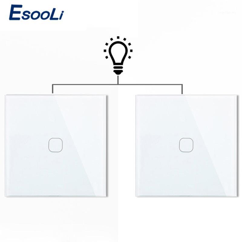 Esooli EU 1 Gang 2 Way Wall Light Controler Smart Home Automation Touch Switch Switch Waterproof and Fireproof 2 Gang1
Esooli EU 1 Gang 2 Way Wall Light Controler Smart Home Automation Touch Switch Switch Waterproof and Fireproof 2 Gang1