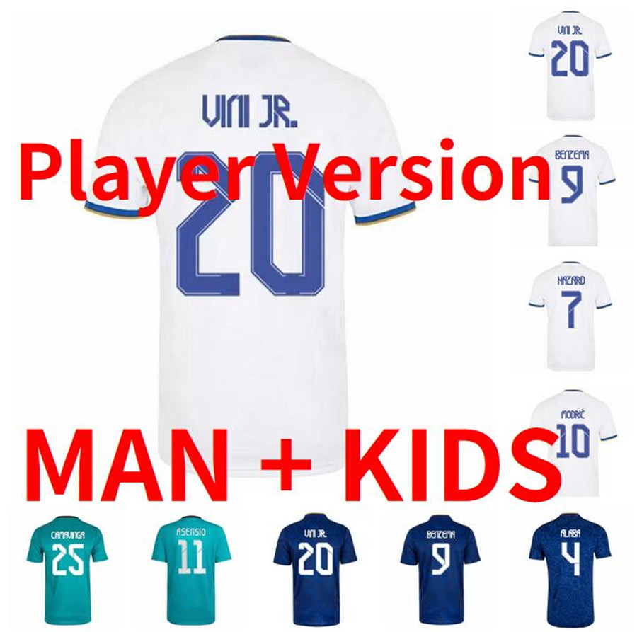 21 22 Real ALABA VINI JR Madrid soccer jersey BENZEMA Camiseta Hombre Primera Equipación Blanca 2021 2022 HAZARD ASENSIO CASEMIRO SERGIO RAMOS Football shirt Kit Size
21 22 Real ALABA VINI JR Madrid soccer jersey BENZEMA Camiseta Hombre Primera Equipación Blanca 2021 2022 HAZARD ASENSIO CASEMIRO SERGIO RAMOS Football shirt Kit Size
