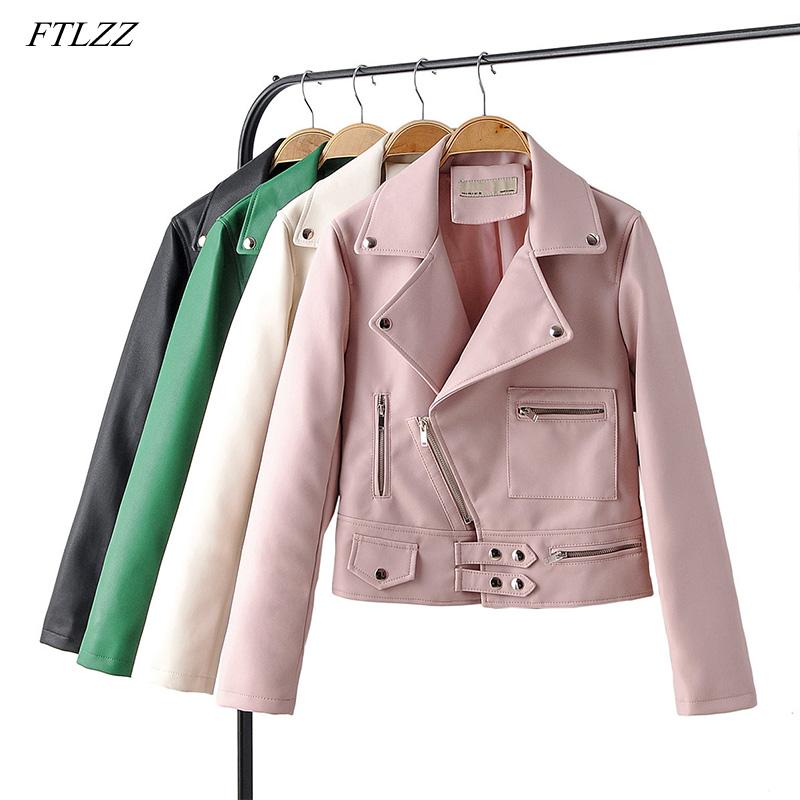 FTLZZ New Autumn Women Green Faux Soft Leather Jacket Casual Female Motorcycle Zipper Pocket Biker Pu Leather Coat Streetwear, Beige
FTLZZ New Autumn Women Green Faux Soft Leather Jacket Casual Female Motorcycle Zipper Pocket Biker Pu Leather Coat Streetwear, Beige