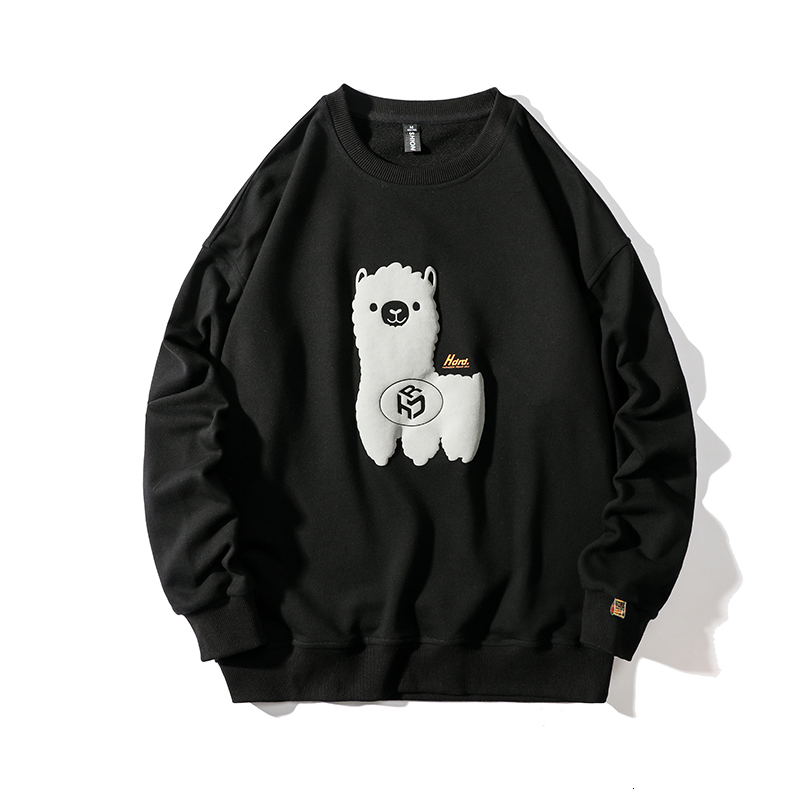2021 New Men Hip Hop Sweatshirts Stereo Alpaca Print Fashion O-neck Pullover Hoodies Autumn Winter Basic Clothes Top 6i6f, Blue
2021 New Men Hip Hop Sweatshirts Stereo Alpaca Print Fashion O-neck Pullover Hoodies Autumn Winter Basic Clothes Top 6i6f, Blue