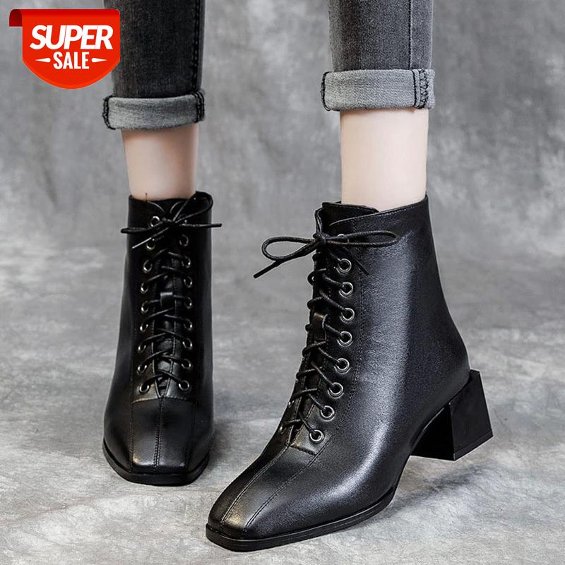 Lucyever Black Pu Leather Waterproof Ankle Boots for Women Fashion Lace Up Thick Heels Shoes Woman Square Toe Warm Winter Botas #TN3B
Lucyever Black Pu Leather Waterproof Ankle Boots for Women Fashion Lace Up Thick Heels Shoes Woman Square Toe Warm Winter Botas #TN3B