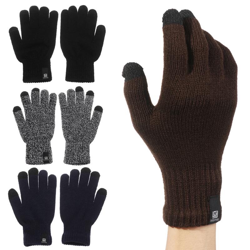 Five Fingers Gloves Winter Knitted Wool Touch Screen Men Women Warm Short Plush Lining Full Finger Mittens Outdoor Sports Cycling
Five Fingers Gloves Winter Knitted Wool Touch Screen Men Women Warm Short Plush Lining Full Finger Mittens Outdoor Sports Cycling