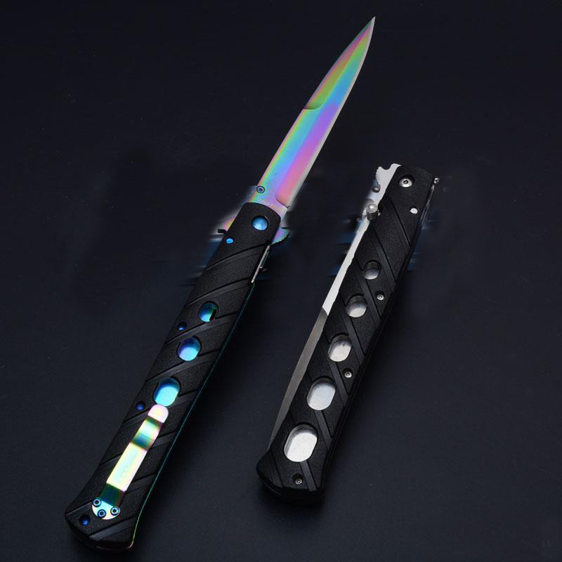 Top Quality 6 Inch TI-LITE Tactial Folding Knife AUS-8A Blade Outdoor Camping Hiking Survival Knives With Retail Box