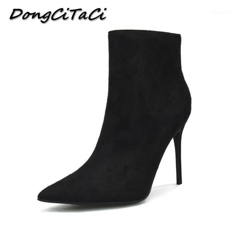 DongCiTaCi Autumn Winter Women High heels Boots Shoes Woman Pumps Pointed toe Solid Ankle Short Boots warmful big size 32-421, Wine 8cm
DongCiTaCi Autumn Winter Women High heels Boots Shoes Woman Pumps Pointed toe Solid Ankle Short Boots warmful big size 32-421, Wine 8cm